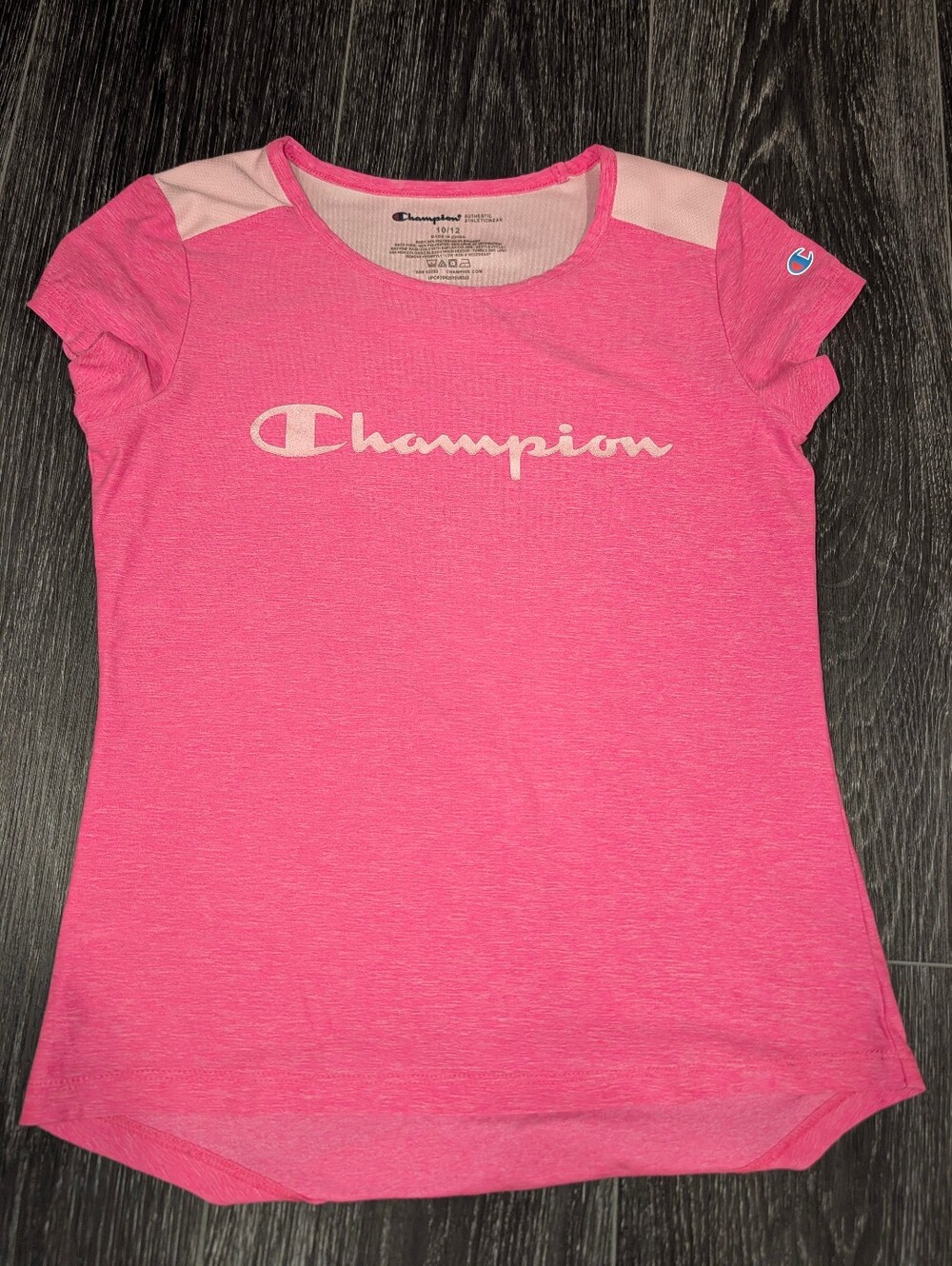 Champion Girls' Pink Performance Tee